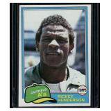 Rickey Henderson 2nd Year 1981 Topps #261 Vintage Baseball Card