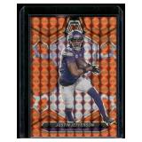 Justin Jefferson /199 Orange Prizm  2024 Mosaic #143, Numbered 051/199 Minnesota Vikings Football Card