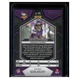Justin Jefferson /199 Orange Prizm  2024 Mosaic #143, Numbered 051/199 Minnesota Vikings Football Card