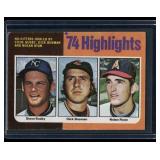 Nolan Ryan 1975 Topps No Hitters #7 Vintage Baseball Card