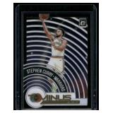 Steph Curry T-Minus Insert 2020-21 Donruss Optic #1 Basketball Card