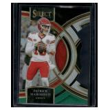 Patrick Mahomes Die Cut Premier Prizm 2023 Select #140 Football Card