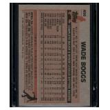 Wade Boggs RC 1983 Topps #498 Rookie Vintage Baseball Card