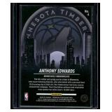 Anthony Edwards City Edition 2023-24 Premium Stick NBA Hoops #4 Minnesota Timberwolves Basketball Card