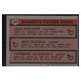 Fernando Valenzuela RC 1981 Topps Dodgers Future Stars #302 Rookie Vintage Baseball Card