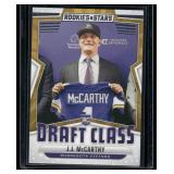 JJ McCarthy RC 2024 Rookies & Stars Draft Class Insert #DC-JMY Rookie Minnesota Vikings Football Card