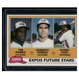 Tim Raines RC 1981 Topps Expos Future Stars #479 Vintage Rookie Baseball Card