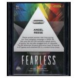 Angel Reese RC Fearless Insert 2024 Prizm Draft Picks #21 Rookie WNBA Basketball Card