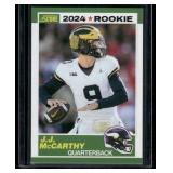 JJ McCarthy RC 2024 Score #8 Rookie Minnesota Vikings Football Card