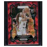 Kamilla Cardoso RC Red Cracked Ice Prizm 2024 Draft Picks #59 Rookie WNBA Basketball Card