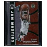 Giannis Antetokounmpo Jam Masters Insert 2020-21 Mosaic #9 Basketball Card
