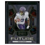 Jordan Addison RC Insert 2023 Select Furuew #FUT-JAD Rookie Minnesota Vikings Football Card