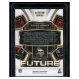 Jordan Addison RC Insert 2023 Select Furuew #FUT-JAD Rookie Minnesota Vikings Football Card