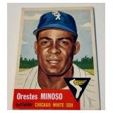 Minnie Oreste Minoso 1953 Topps #66 Vintage Baseball Card