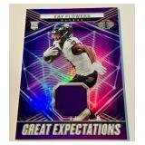 Zay Flowers RC Relic 2023 Illusaions Great Expectations #GE-ZFL Rookie Football Card