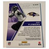 Zay Flowers RC Relic 2023 Illusaions Great Expectations #GE-ZFL Rookie Football Card