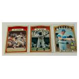 1972 Topps 3 Card Star Lot Bill Buckner #114, Willie Stargell #448, Carl Yastrzemski #38 Vintage Baseball Cards