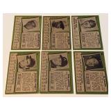 1971 Topps 6 Card Star Lot - Kaline, Niekro, Perry, Hodges, Oliver Howard - Vintage