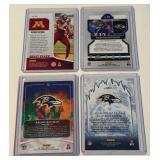 Rashod Bateman RC 4 Card Rookie Football Lot