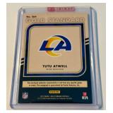Tutu Atwell RPA Rookie Patch Auto /149 2021 Gold Standard #264 Numbered 057/149 Football Card
