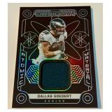 Dallas Goedert /125 Relic 2022 Obsidian Atomic Material #AM-DGO Numbered 033/125 Football Card