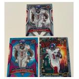 Malik Nabers 3 RC Lot 2025 Topps With Insert Rookie Football Cards