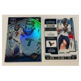 CJ Stroud 2 RC Lot 2023 Contenders and Illusions Rookie Football Cards