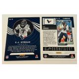 CJ Stroud 2 RC Lot 2023 Contenders and Illusions Rookie Football Cards