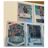 5 Card Auto Basketball Lot Including /249