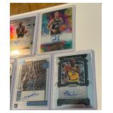5 Card Auto Basketball Lot Including /249