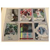 6 Card Football Auto Rookie Lot