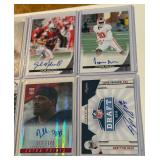 6 Card Football Auto Rookie Lot