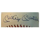 Mickey Mantle Signed Baseball Rawlings OALB Brown Ball With Field of Dreams COA and Receipt From 1995