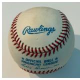 Mickey Mantle Signed Baseball Rawlings OALB Brown Ball With Field of Dreams COA and Receipt From 1995