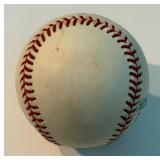 Mickey Mantle Signed Baseball Rawlings OALB Brown Ball With Field of Dreams COA and Receipt From 1995