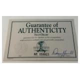 Mickey Mantle Signed Baseball Rawlings OALB Brown Ball With Field of Dreams COA and Receipt From 1995