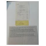 Mickey Mantle Signed Baseball Rawlings OALB Brown Ball With Field of Dreams COA and Receipt From 1995