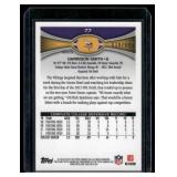 Harrison Smith Refractor /499 Camo RC 2012 Topps Chrome #77 Rookie Numbered 038/399 Minnesota Vikings Football Card