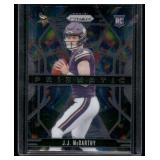 JJ McCarthy Prizmatic Insert RC 2024 Prizm #8 Rookie Minnesota Vikings Football Card
