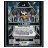 JJ McCarthy Prizmatic Insert RC 2024 Prizm #8 Rookie Minnesota Vikings Football Card