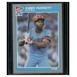 Kirby Puckett RC 1985 Fleer #286 Rookie Minnesota Twins Vintage Baseball Card