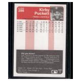 Kirby Puckett RC 1985 Fleer #286 Rookie Minnesota Twins Vintage Baseball Card