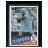 Kirby Puckett RC 1985 Topps #536 Rookie Minnesota Twins Vintage Baseball Card