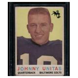 Johnny Unitas 1959 Topps #1 Vintage Football Card