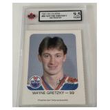 Wayne Gretzky Graded 9.5 Near Gem Mint 1981-82 Edmonton Oilers Red Rooster #99 Hockey Card