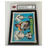 Bobby Orr KSA Graded 5 EX 1971-82 O-Pee-Chee #245 Norris / Hart Trophies Vintage Hockey Card