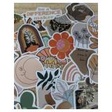 50 New Boho Aesthetic Stickers for Water Bottles, Laptops, Scrapbooking Etc. *E