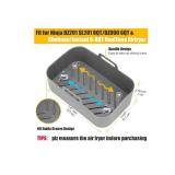 Brand New Set of 2 Silicone Air Fryer Liners for Ninja 8QT and Chefman 6-8QT