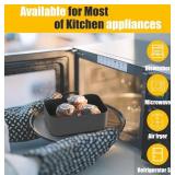 Brand New Set of 2 Silicone Air Fryer Liners for Ninja 8QT and Chefman 6-8QT