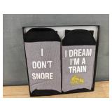 Brand New Zmart Train-Themed Socks, Men